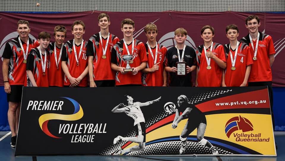 The Redlands under15s boys volleyball team are the best in the state