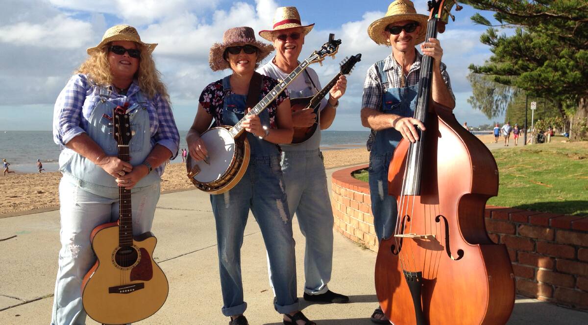 YEEHA: The Mullet Gut String Band, from Redcliffe, will soon perform at the Redlands Modern Country Music Club, in Thornlands. 