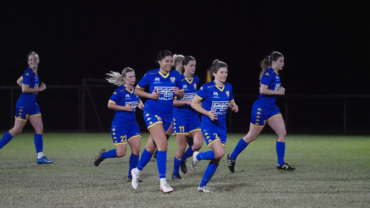 STRONG SQUAD: Capalaba FC are having a good time of it in the women's NPL, having extended their unbeaten run to 12 matches against Sunshine Coast at the weekend. Photo: Alan Minifie/Capalaba FC