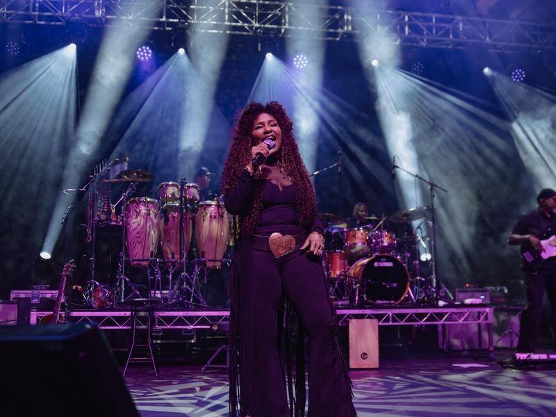 Chaka Khan performing at the Melbourne International Jazz Festival last year (PR Handout Image/AAP Photos)