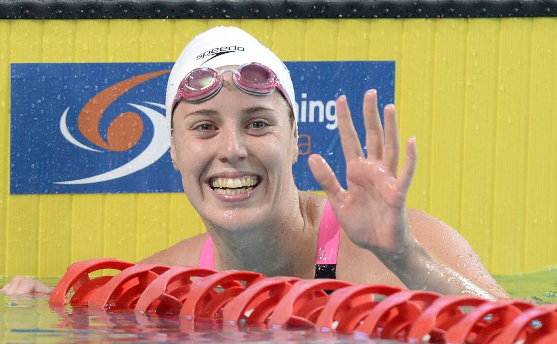 during the 2014 Australian Swimming Championships at Brisbane Aquatic Centre on April 2, 2014 in Brisbane, Australia.