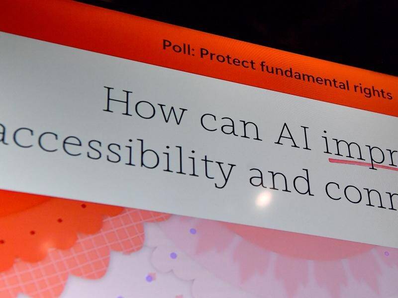 AI technology could be harnessed to spread more convincing disinformation, experts say. (Bianca De Marchi/AAP PHOTOS)