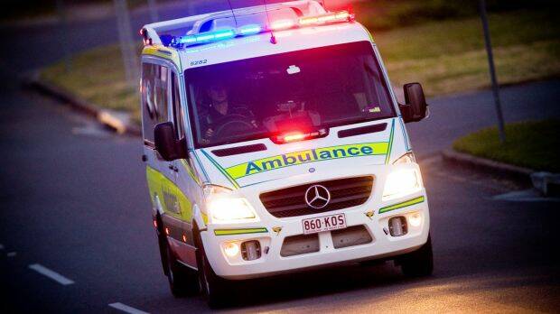 A man was hospitalised after an alleged assault at Victoria Point last night.